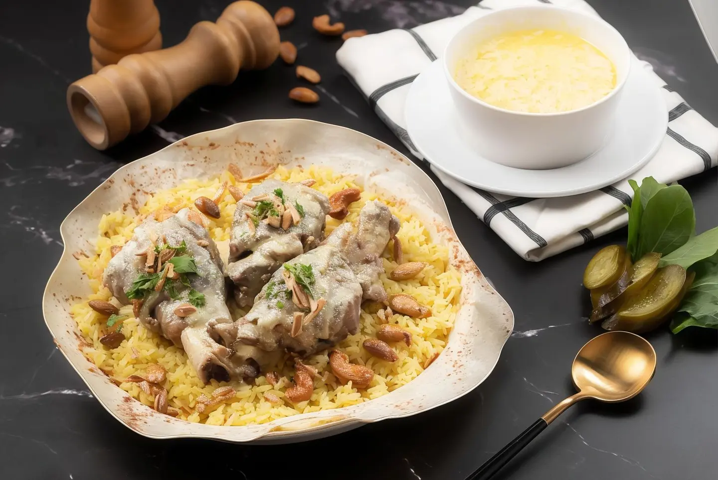 Meat Shakriya With Rice