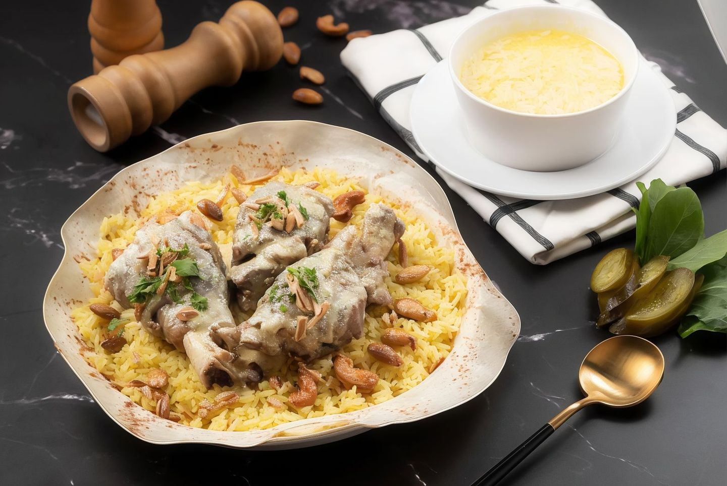 Meat Shakriya With Rice