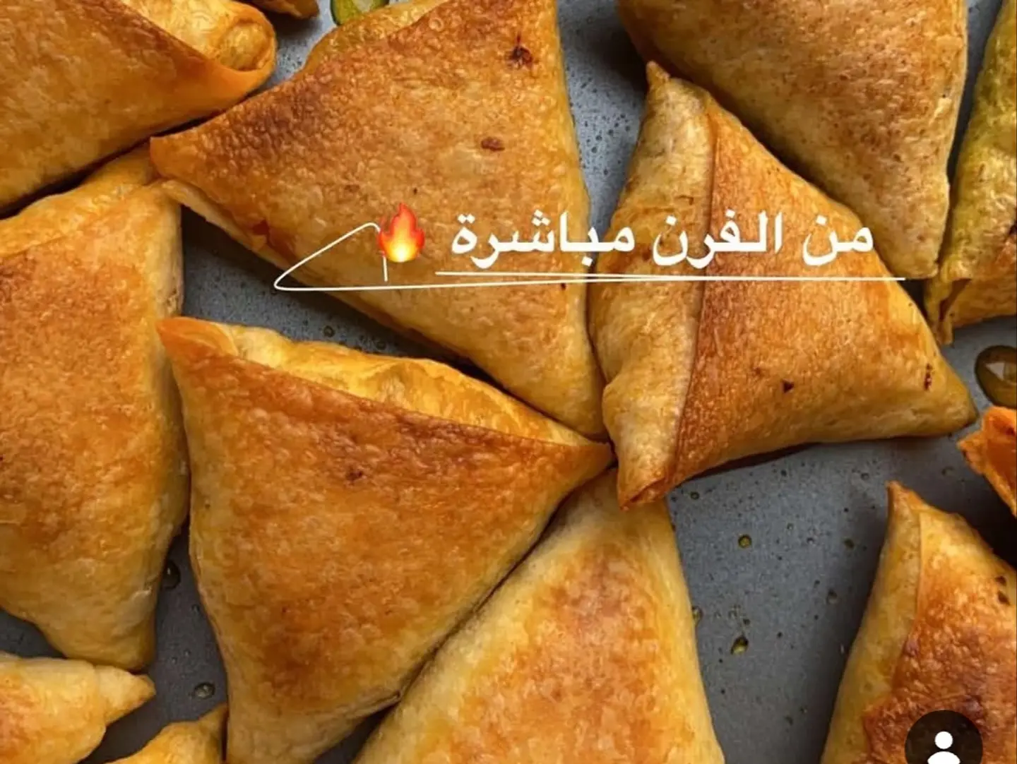 Oven Baked Samosas Filled With Cheese