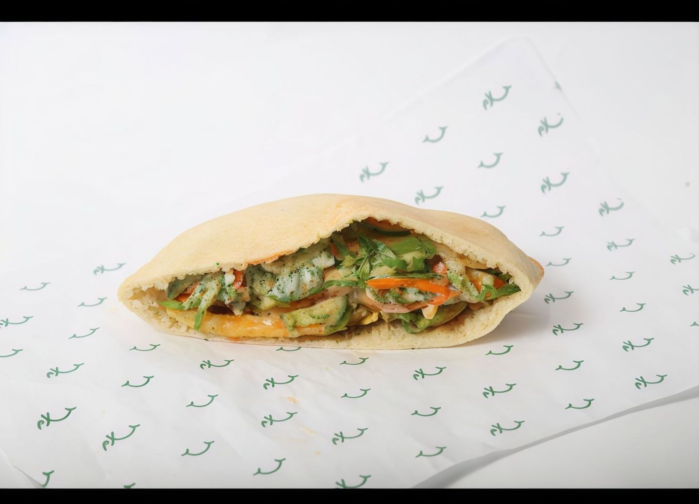 Arabic Falafel With Eggs Sandwich