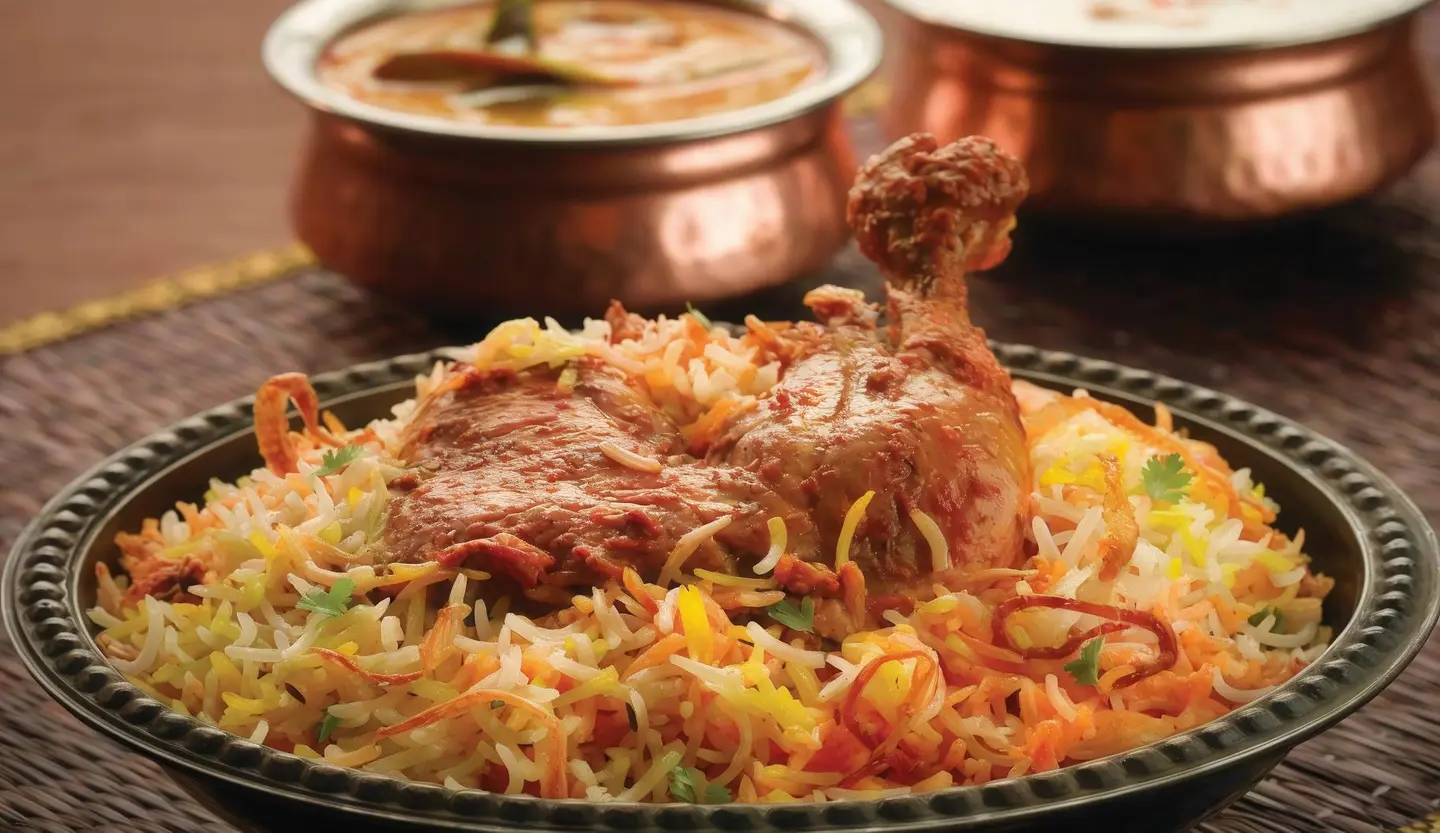 Hyderabadi Dum Chicken Briyani