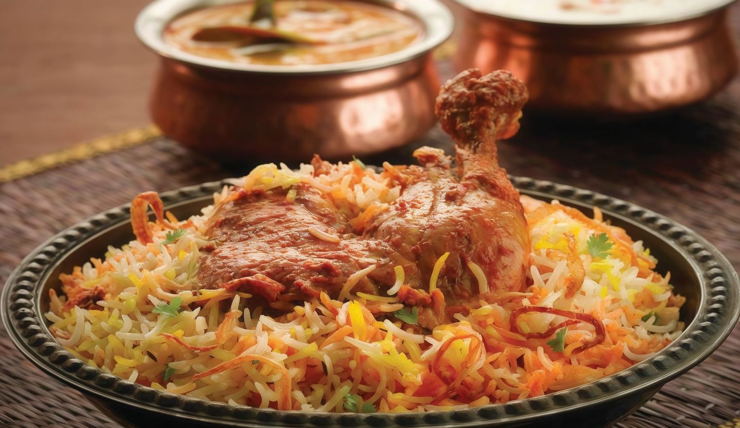 Hyderabadi Dum Chicken Briyani