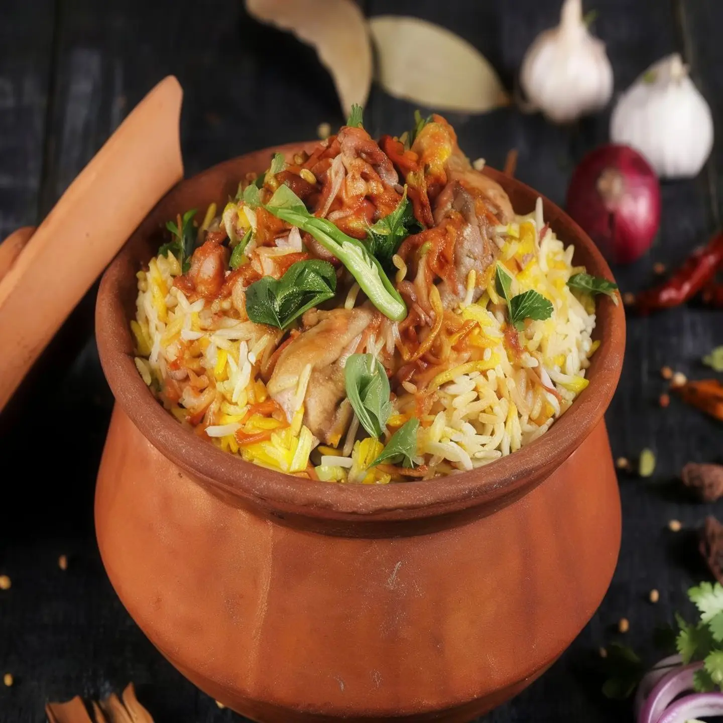 Mutton Handi Briyani