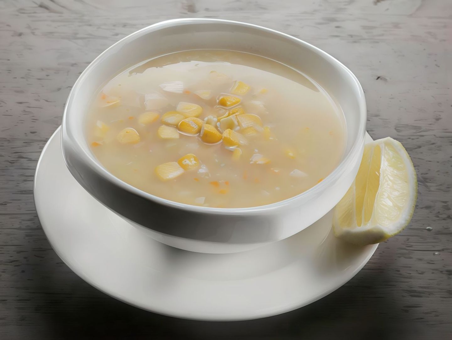 شوربة الدجاج بالذرة الحلوة