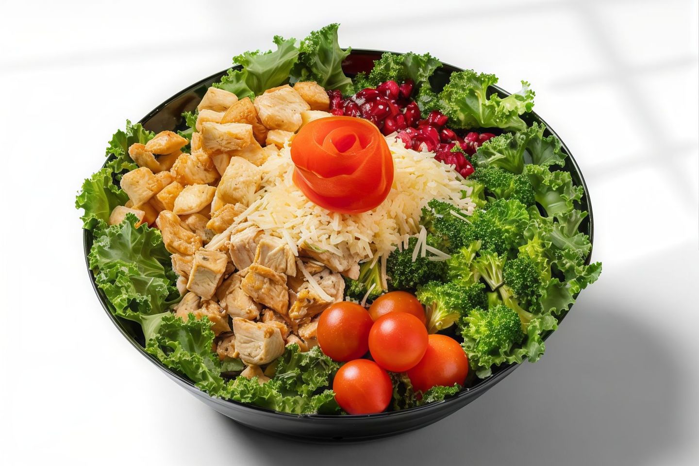 Kale Broccoli Chicken Caser - Kale Broccoli Chicken Caser