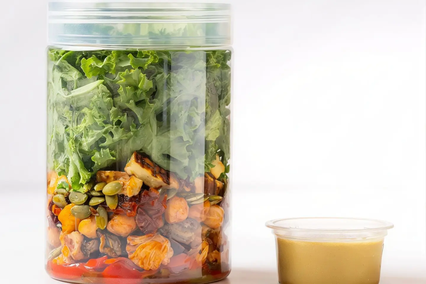 Grilled Salad  Jar