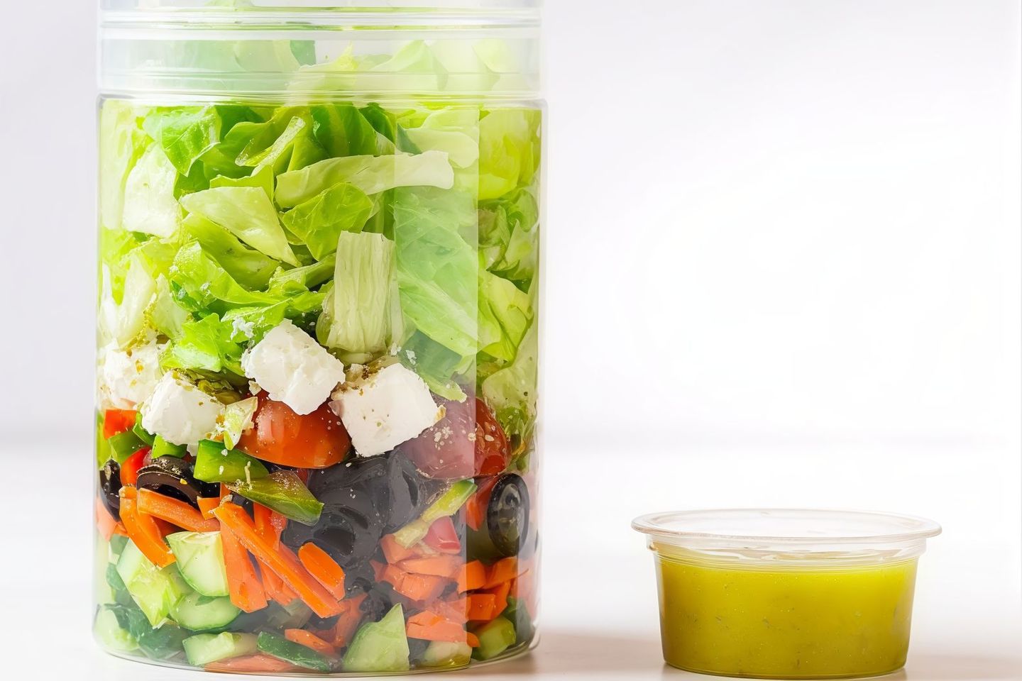 Greek Salad Jar