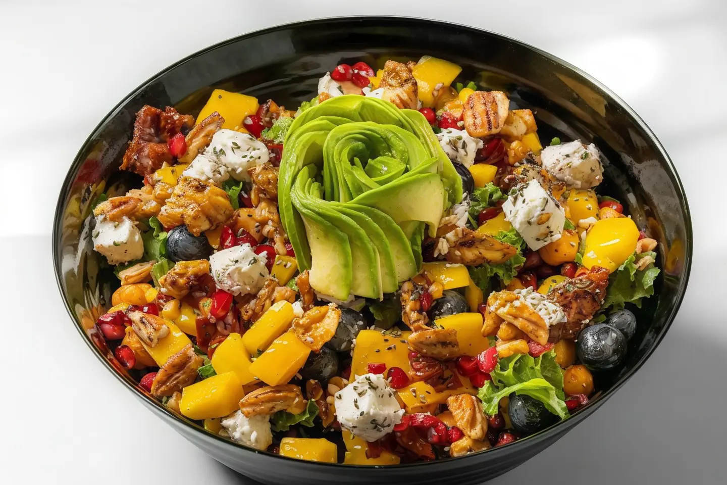 Grilled Chicken Avocado Salad Family
