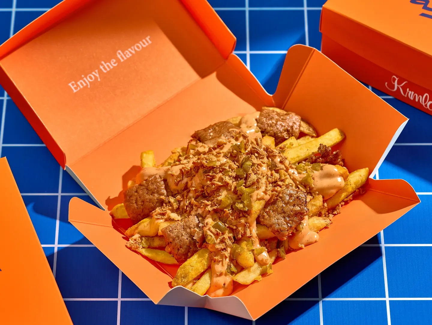 Caramelized Fries Box With Meat