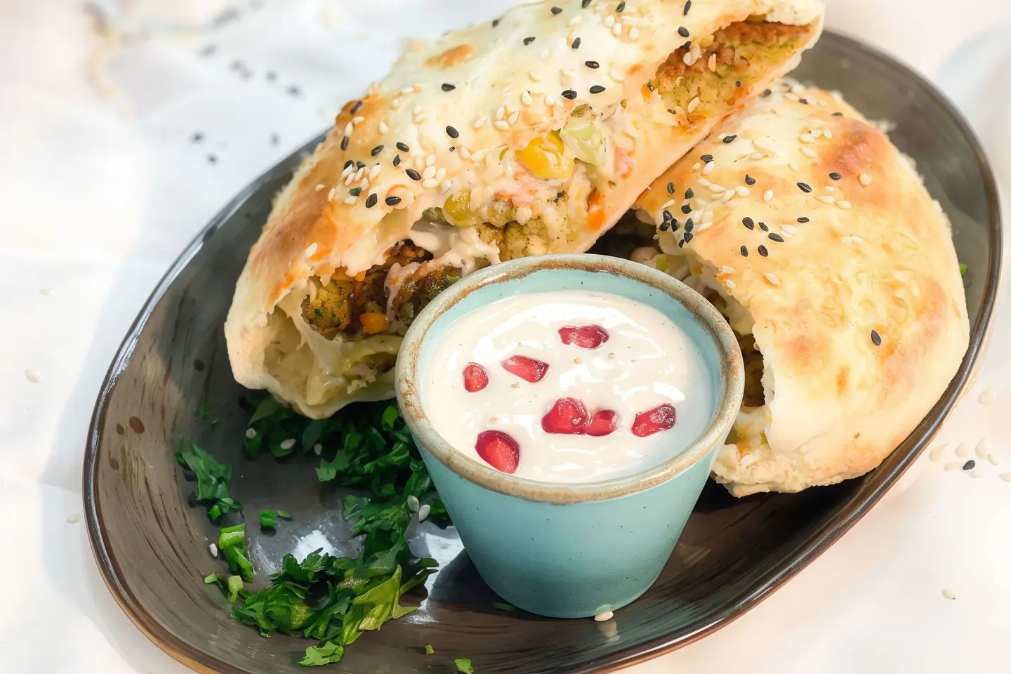 فطيرة فلافل