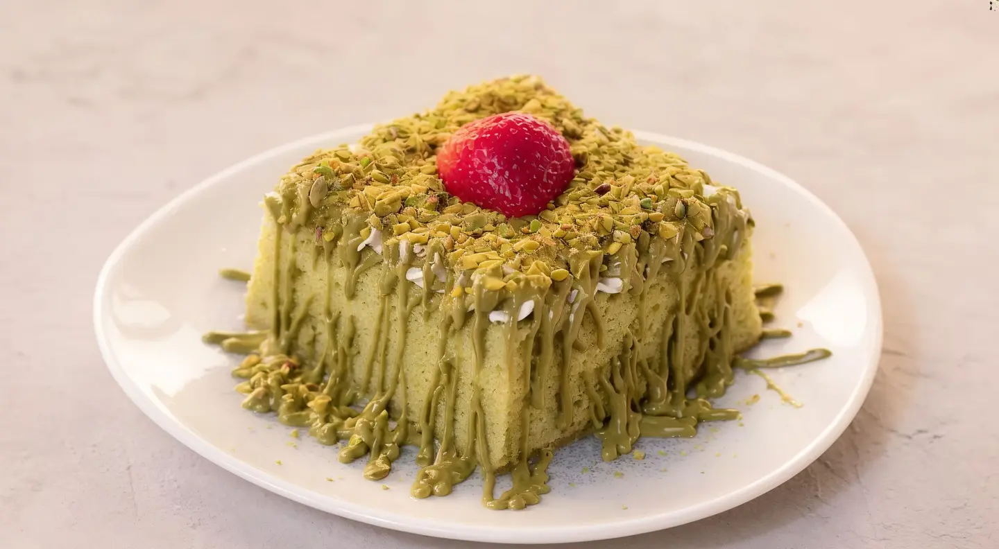 كيكة البيستاشو