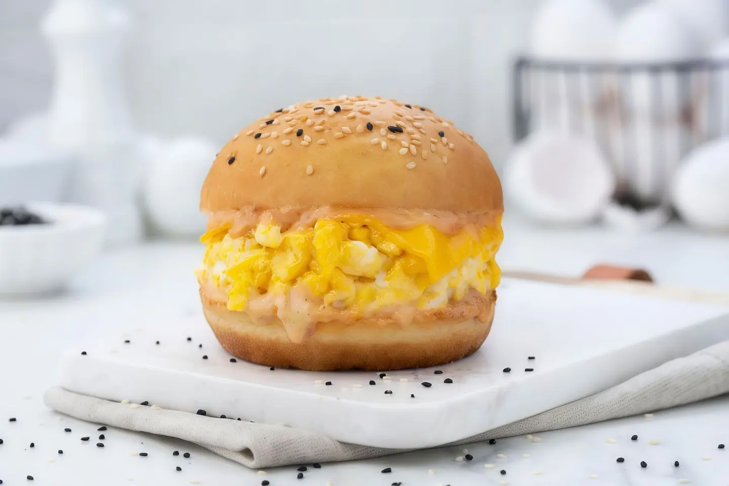 Egg And Cheese Burger