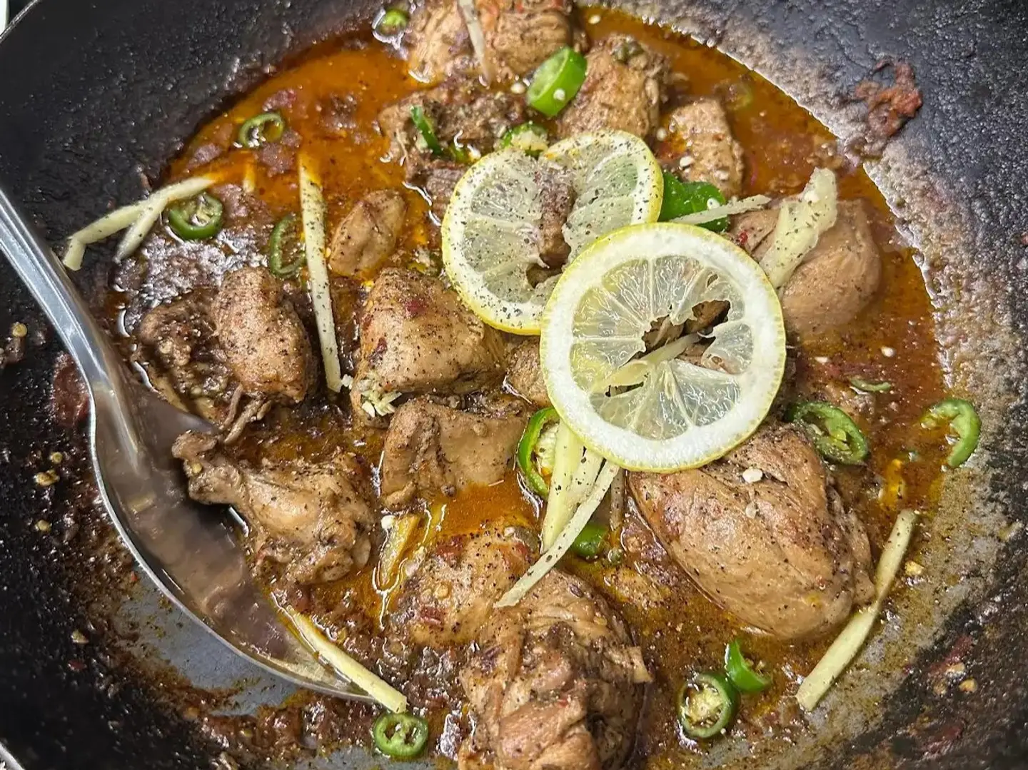 شينواري دجاج كراهي (كامل)