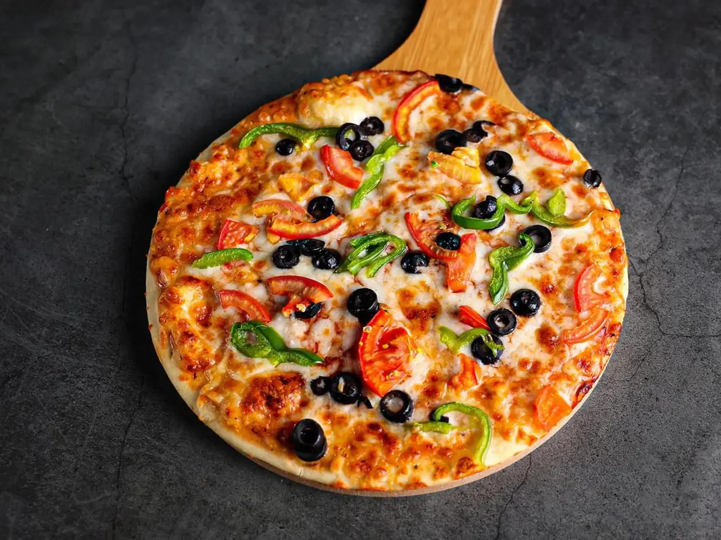 بيتزا خضار كبير