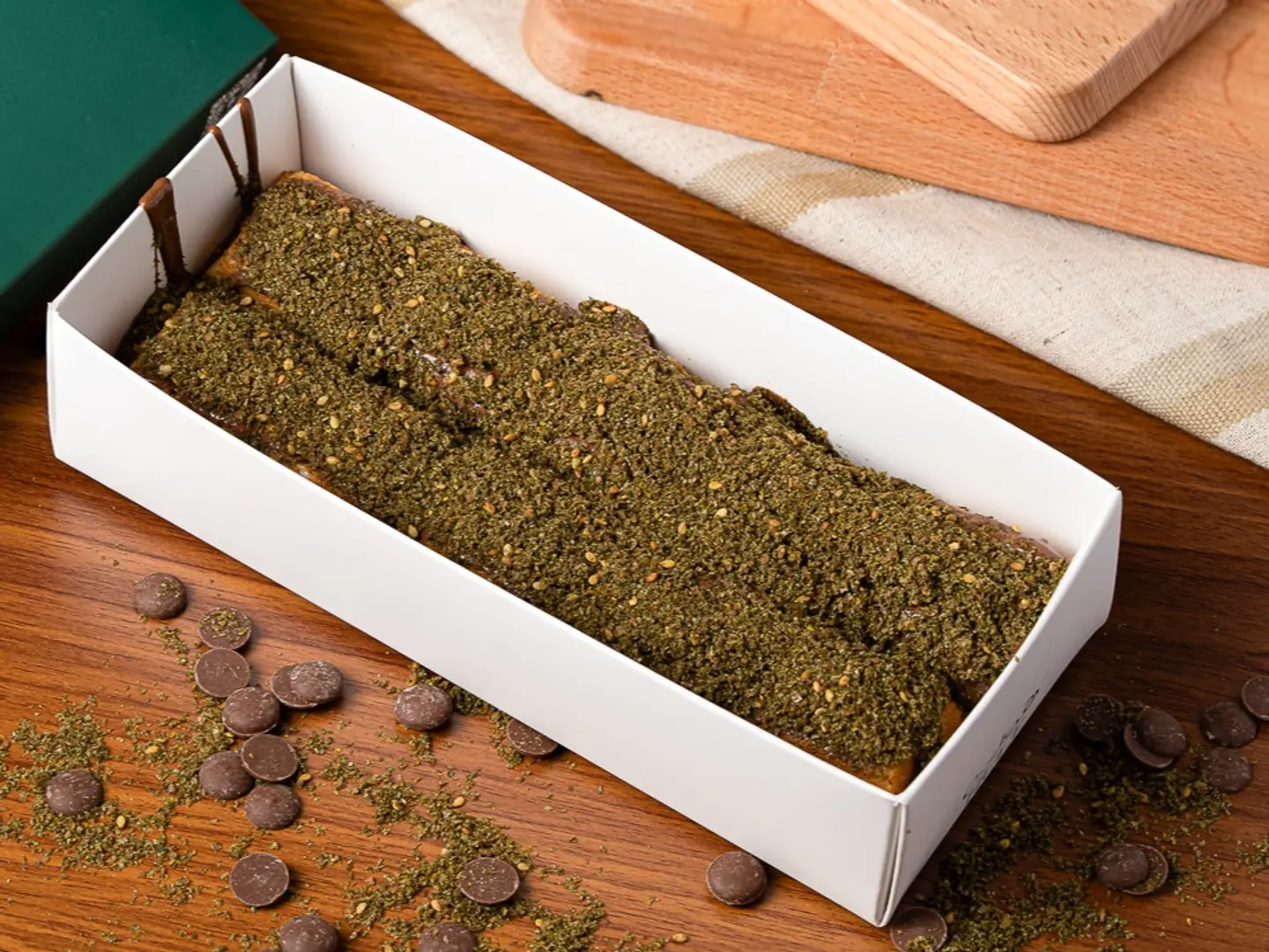 ميني وافل شوكولاته زعتر