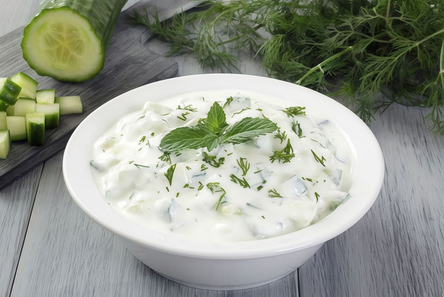 Laban With Cucumber