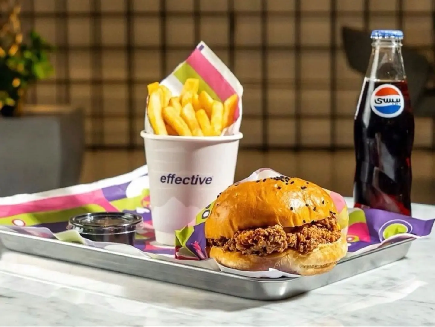 Chicken Burger - Full Meal