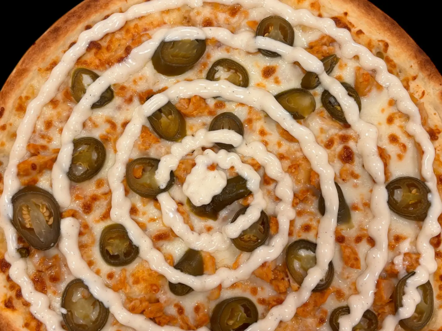 بيتزا هلابينيو دجاج بصوص الرانش