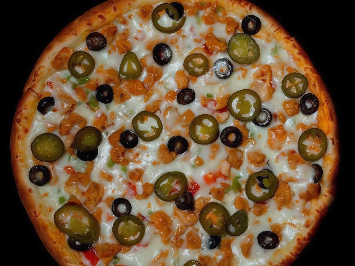 بيتزا هلابينو دجاج