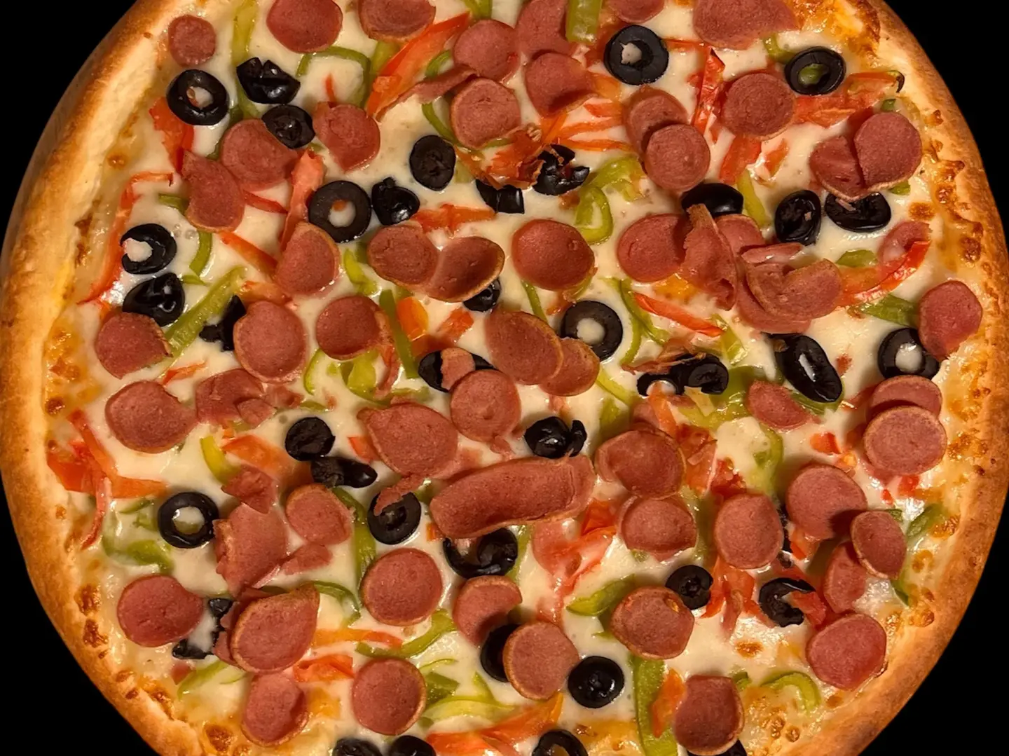 بيتزا نقانق