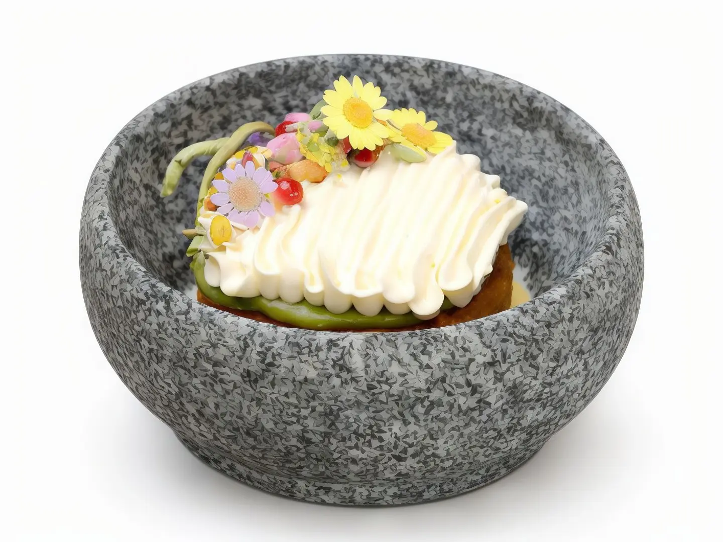 كيكة الفستق و الروزبيري