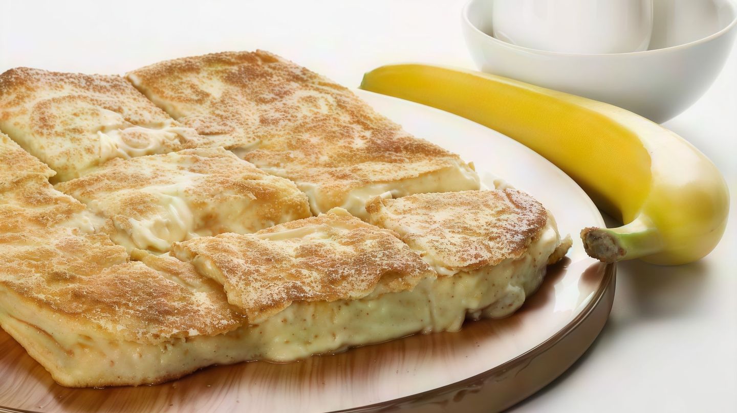 Nutella, Cream And Banana Mutabbak