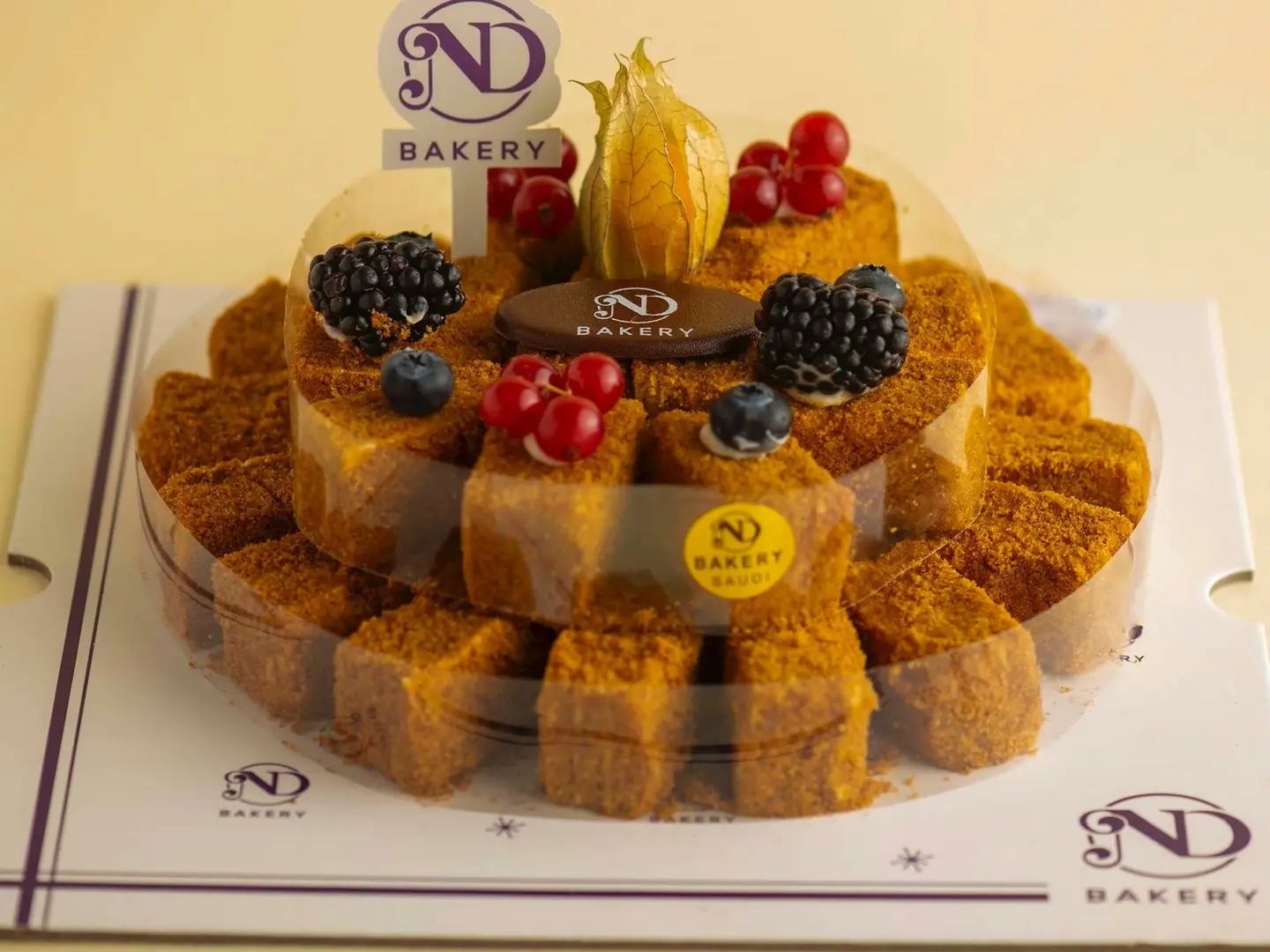 Honey Bites Tower Cake