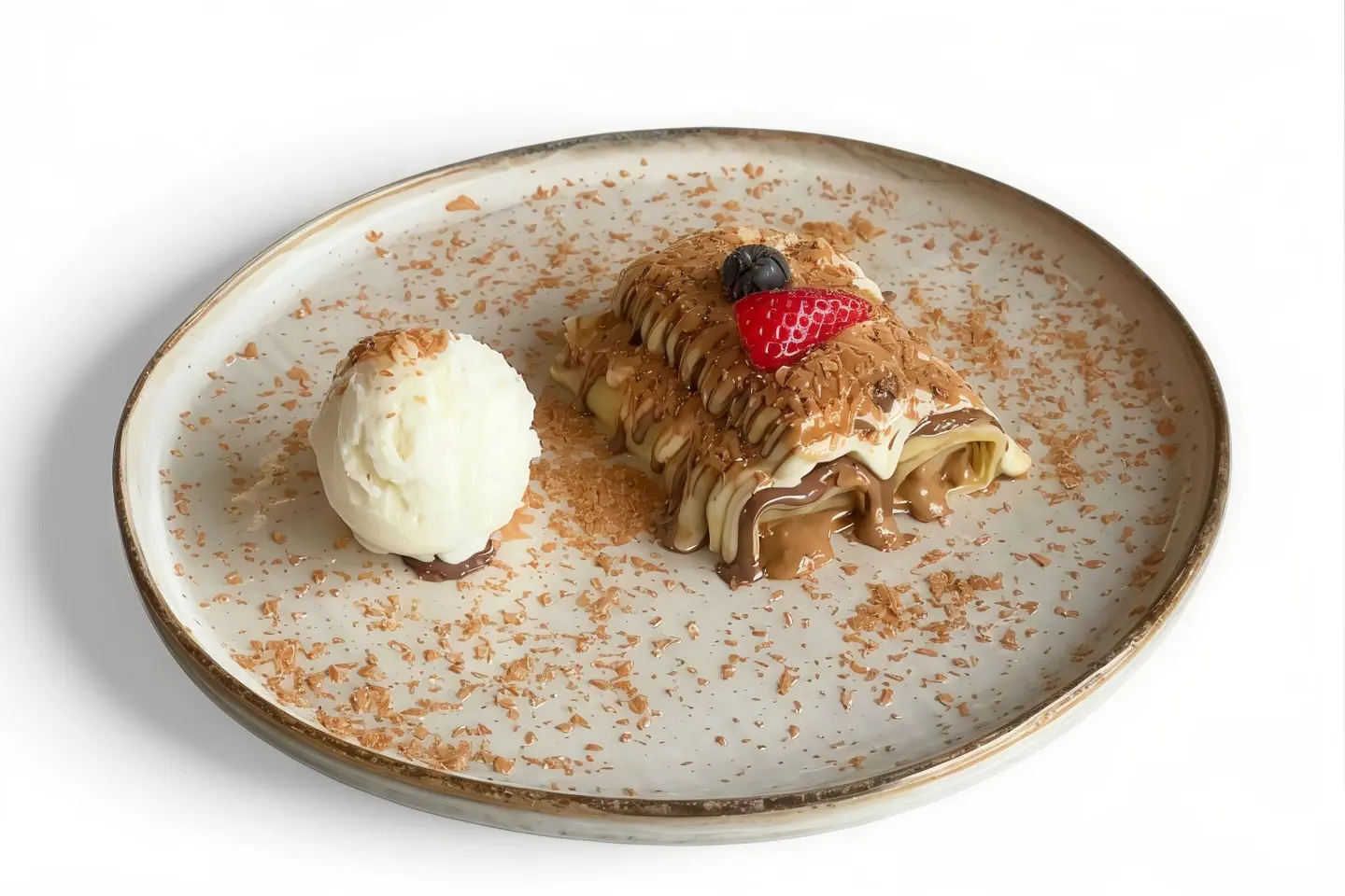 Pecan Chocolate Roll