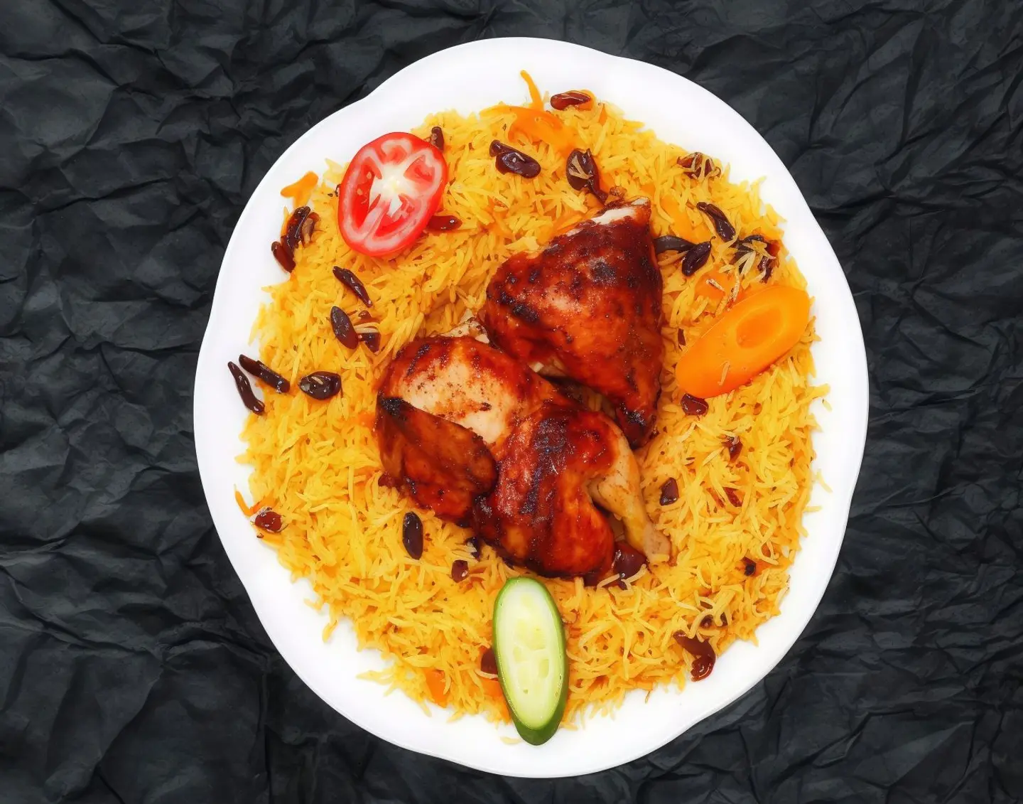 Grilled Chicken And Rice - Half Chicken