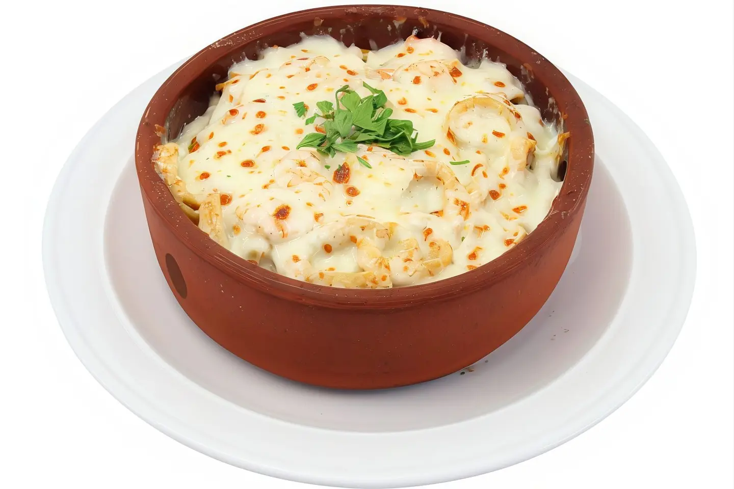 مكرونه الفرن بالجمبري