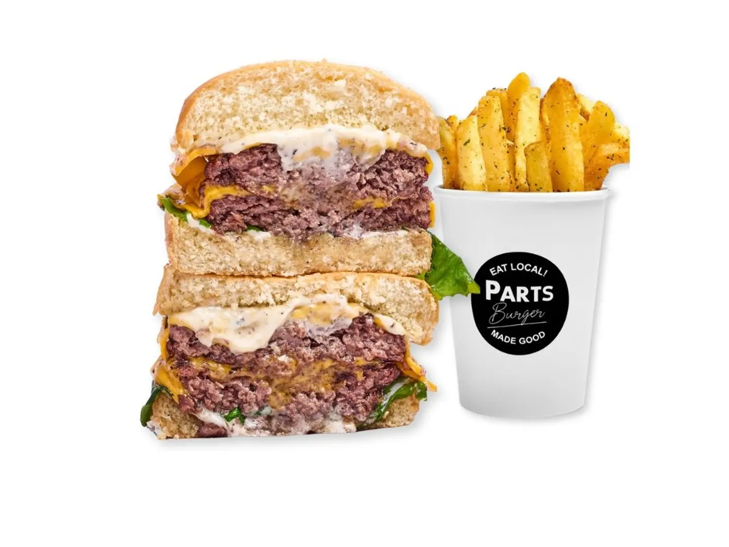 Double Truffle Beef. French Fries.