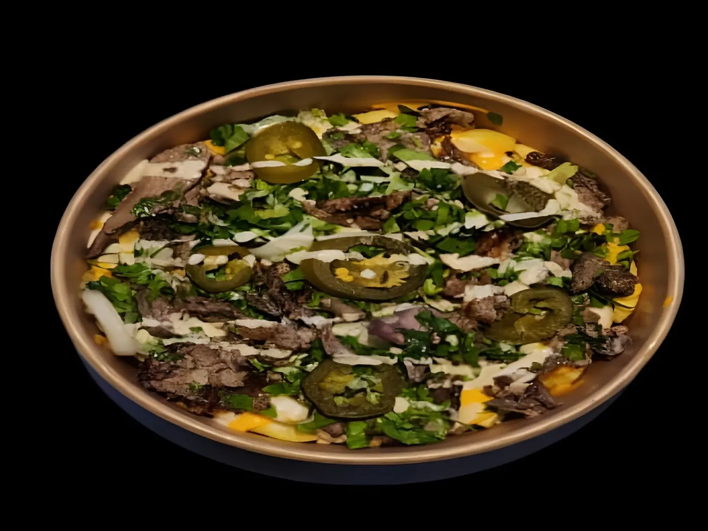 Large Fries With Meat