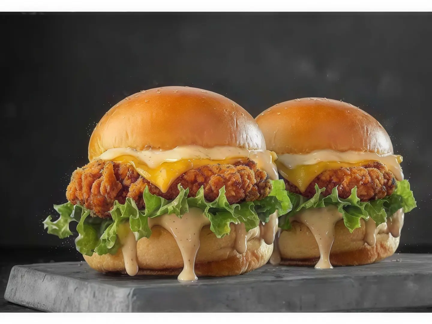 برجر دجاج كرسبي