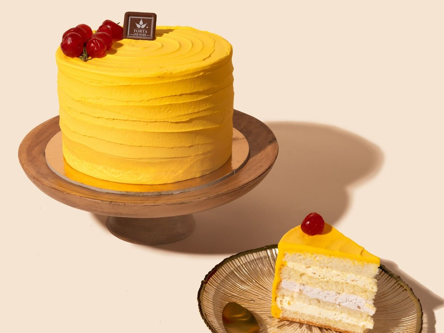 Mango Raspberry Cake