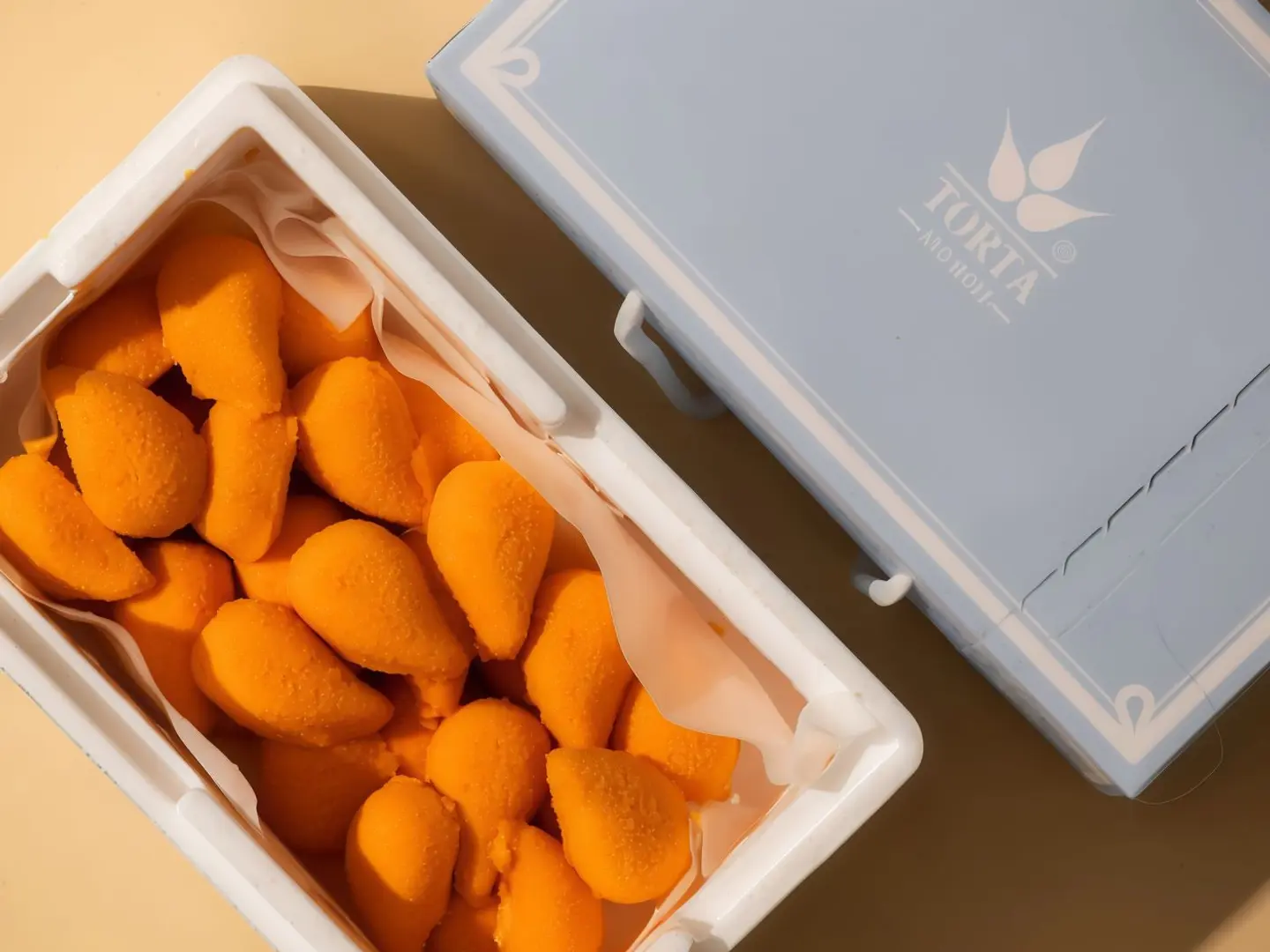 Mango Ice Cream Bites