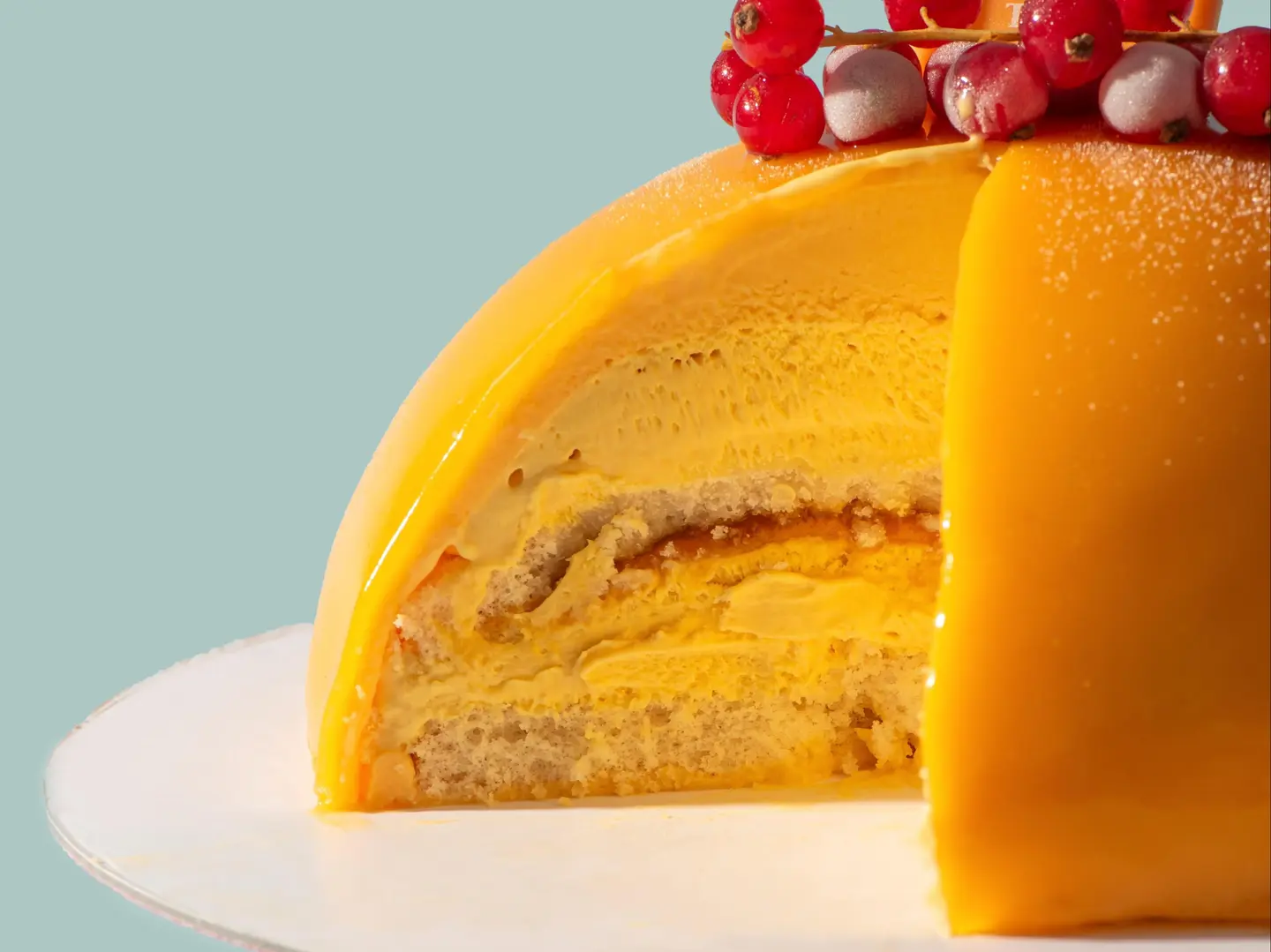 مانجو ايس كريم كيك