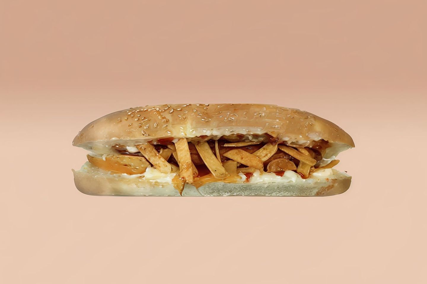 Hotdog With Oman Chips