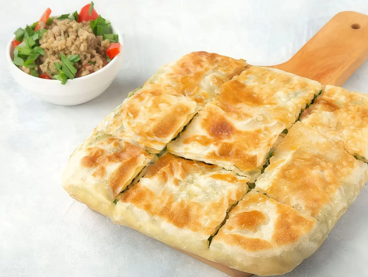 مطبق مالح باللحم