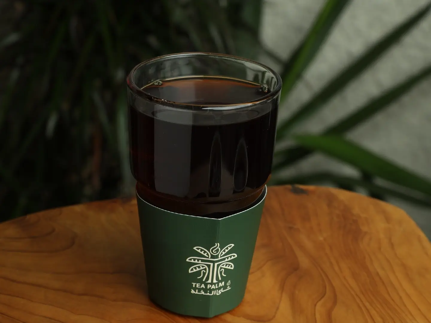 Palm Tea Glass