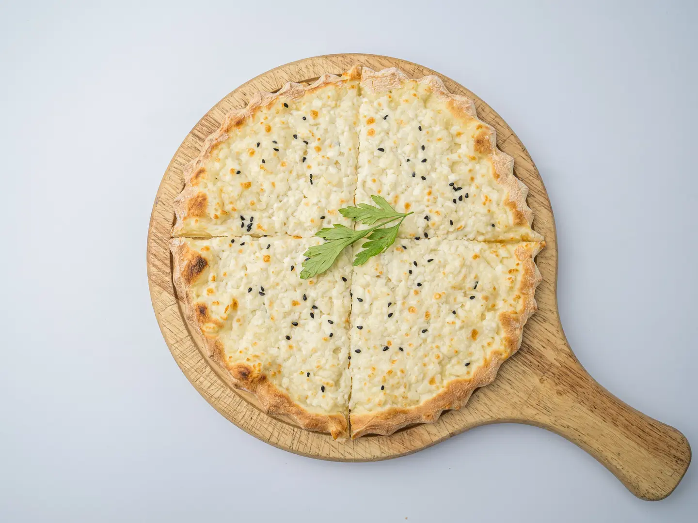 Pie Nabulsi Cheese With Zaatar