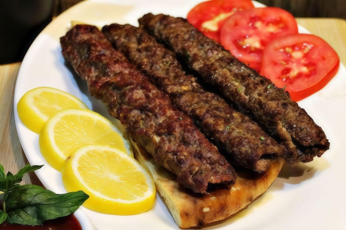 كباب لحم مشوي
