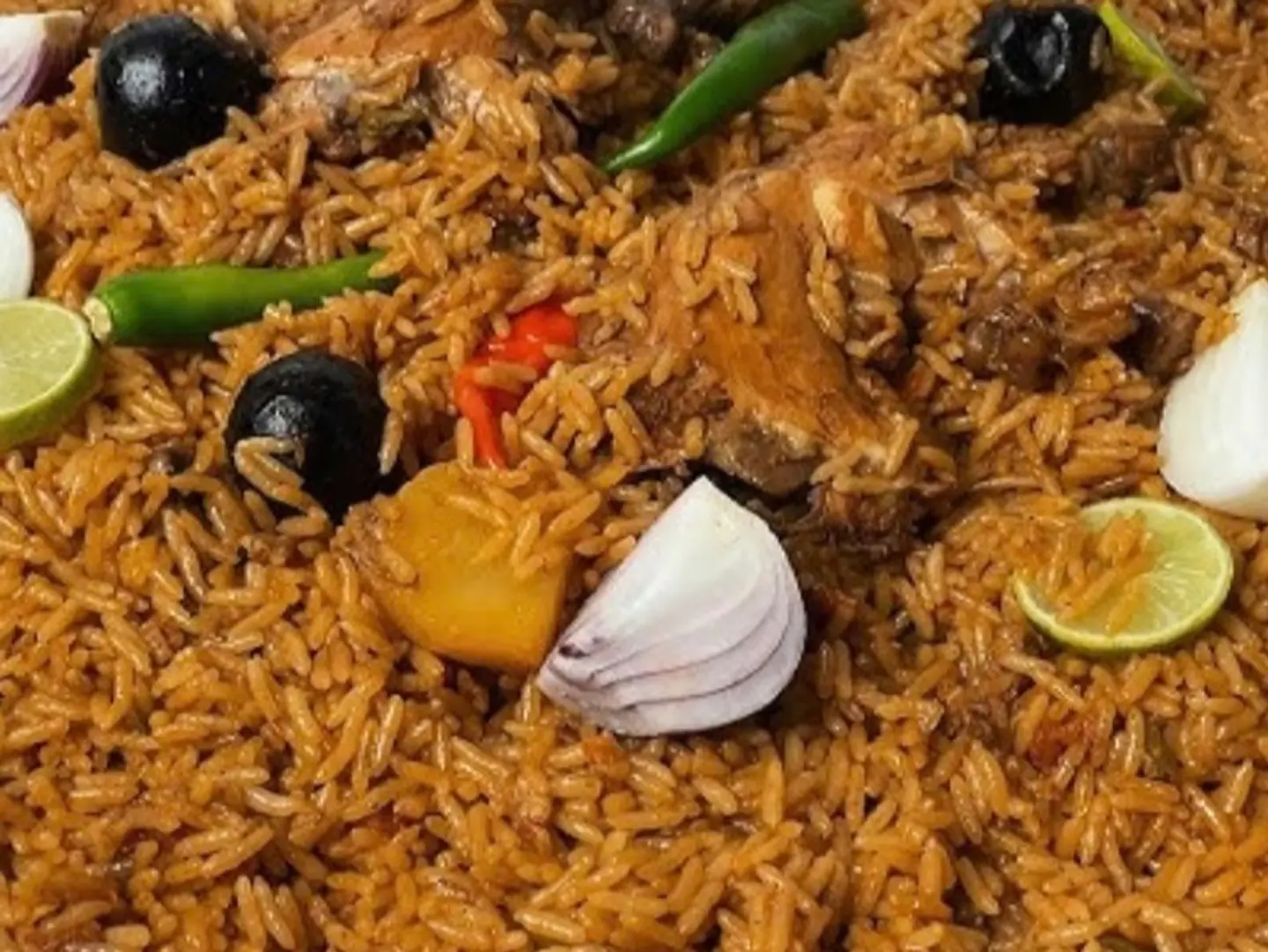 Half A Chicken With Rice