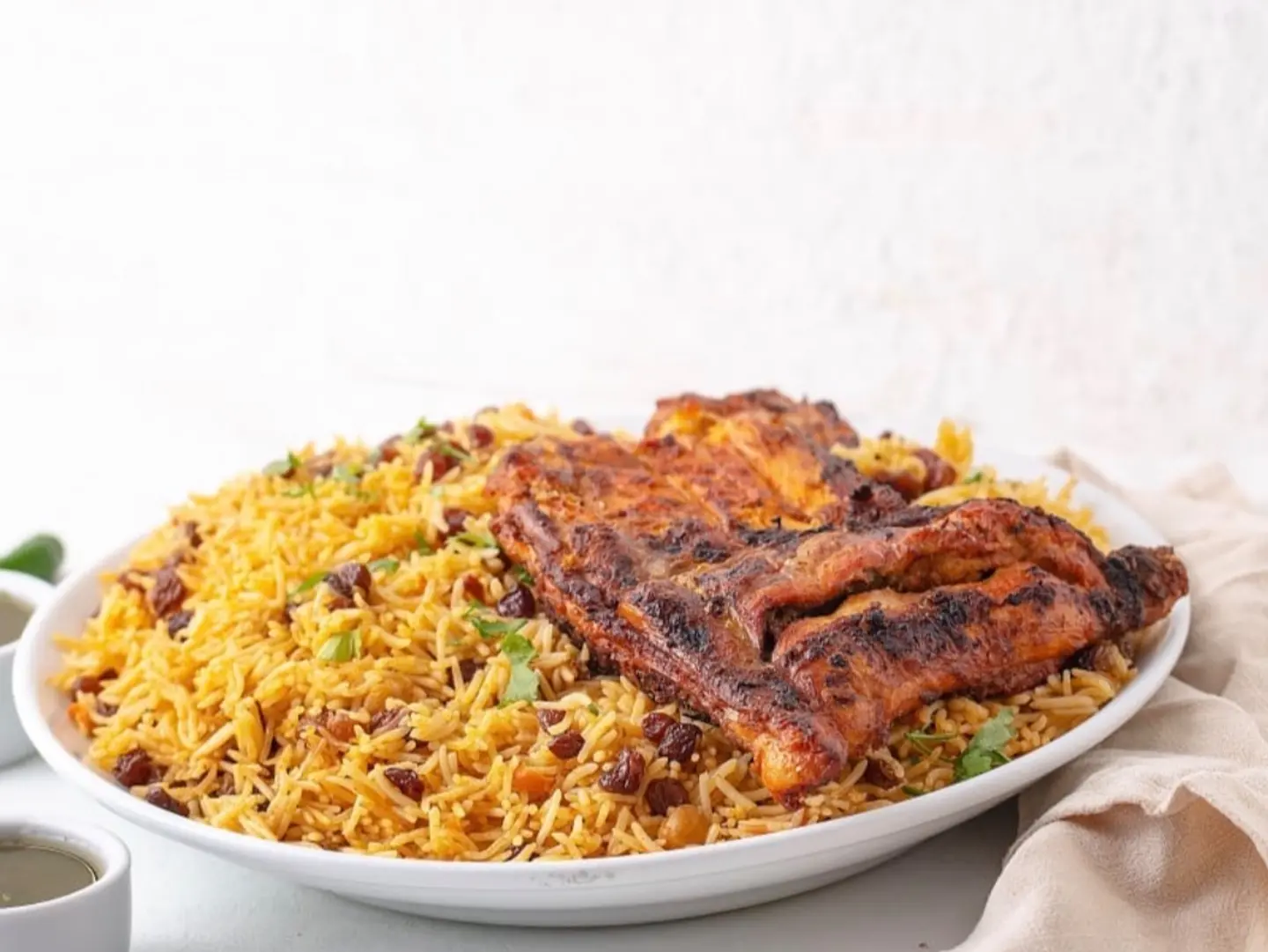 Charcoal Chicken With Rice