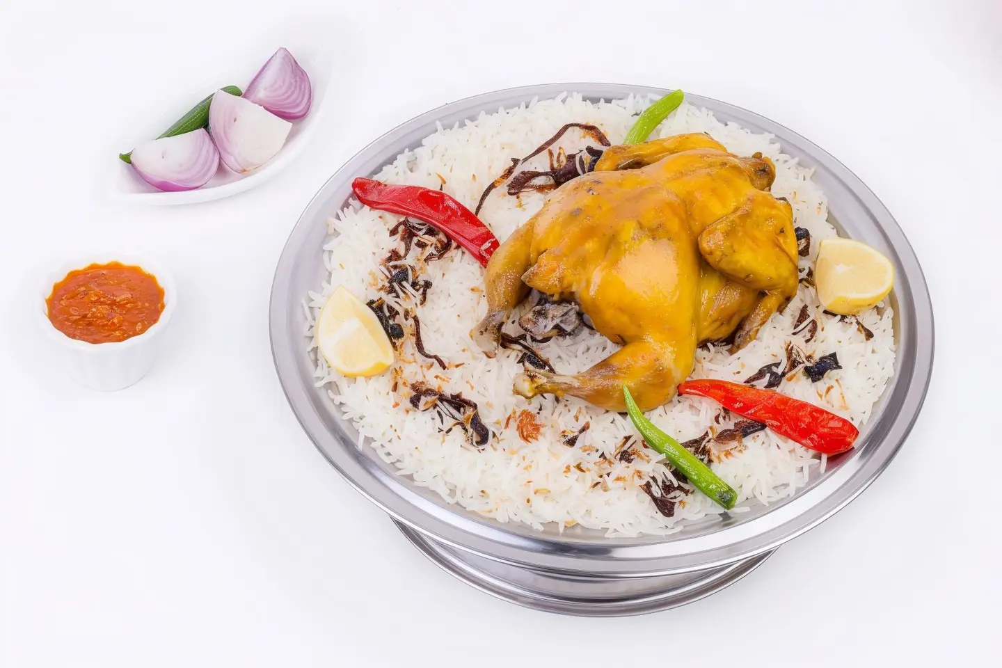 نص حبة دجاج مندي