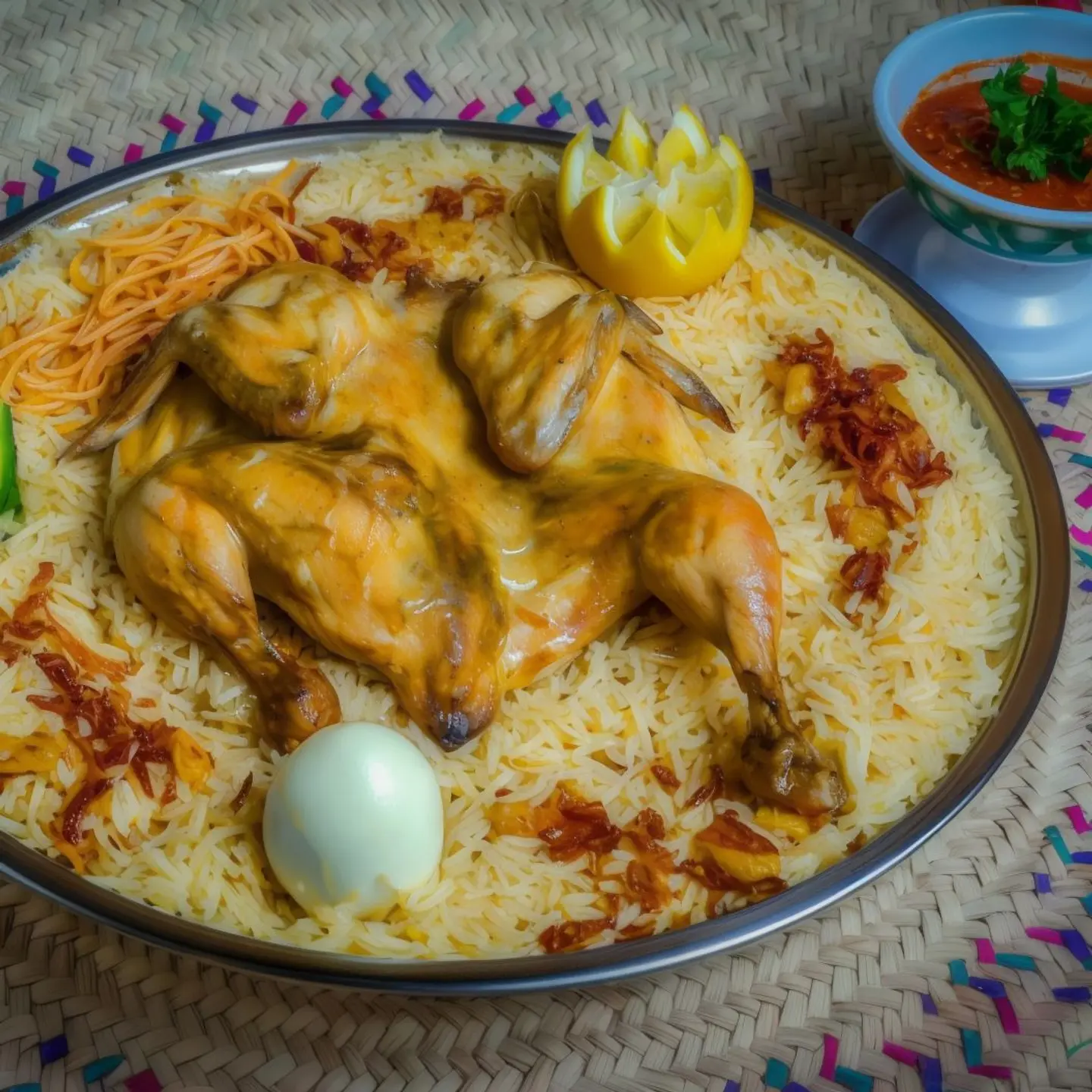 نص حبة دجاج حنيذ