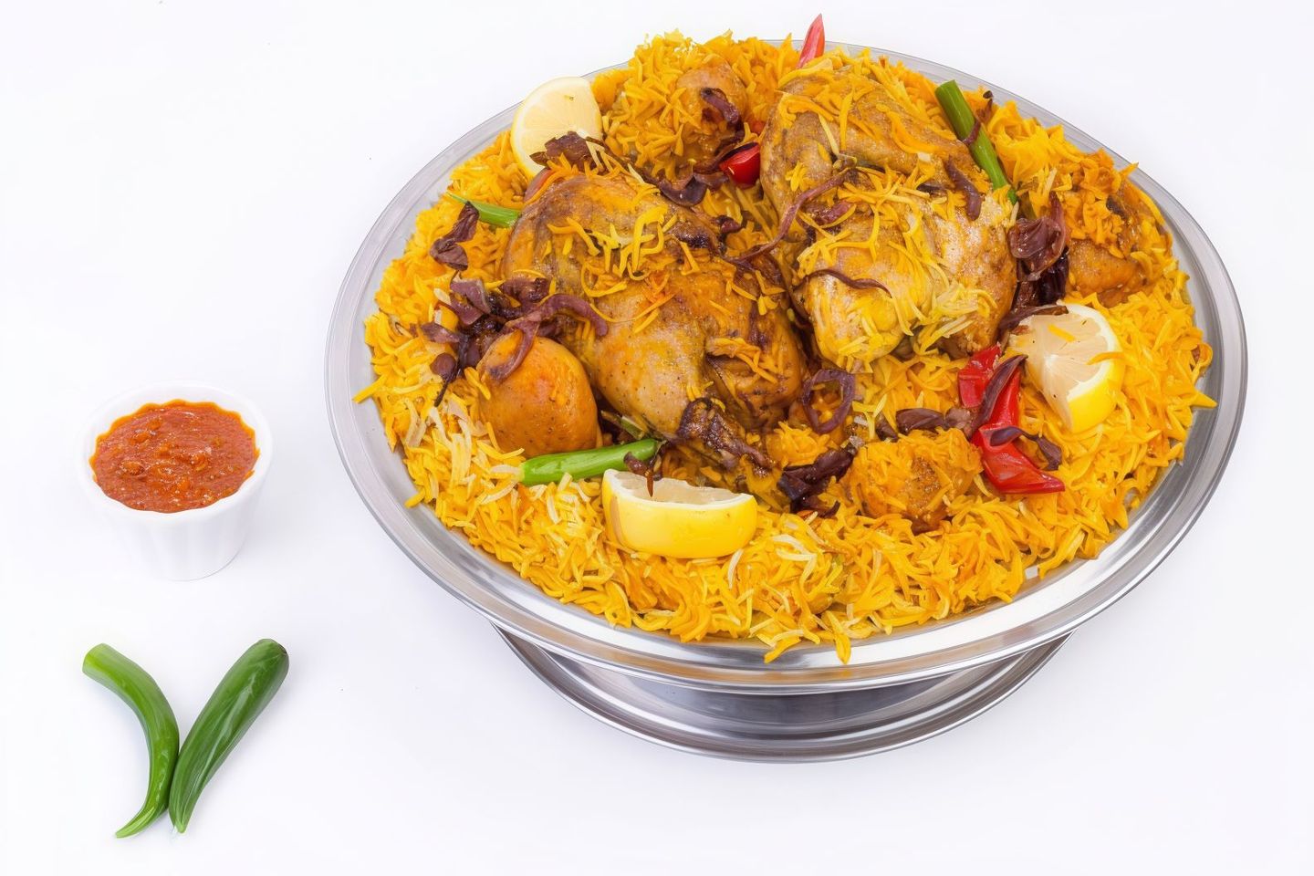 نصف حبة دجاج زربيان