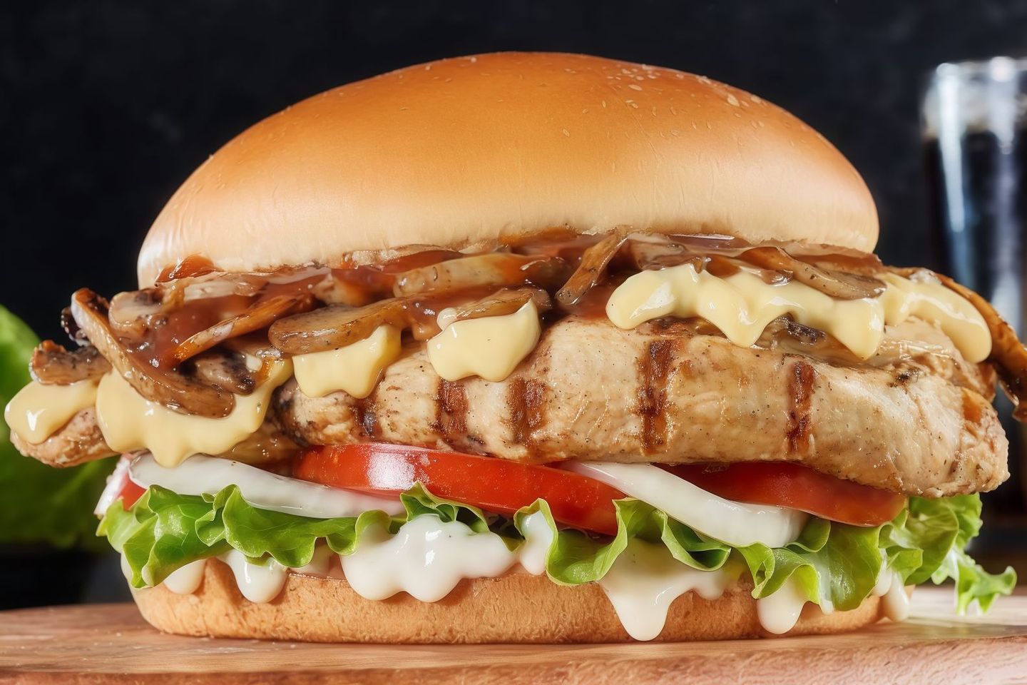 Grilled Chicken Burger