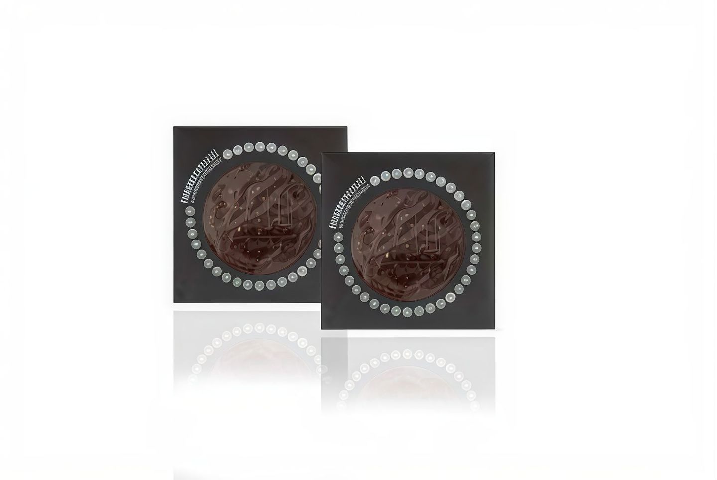 White Choco W Dark Pearls 70 Gram