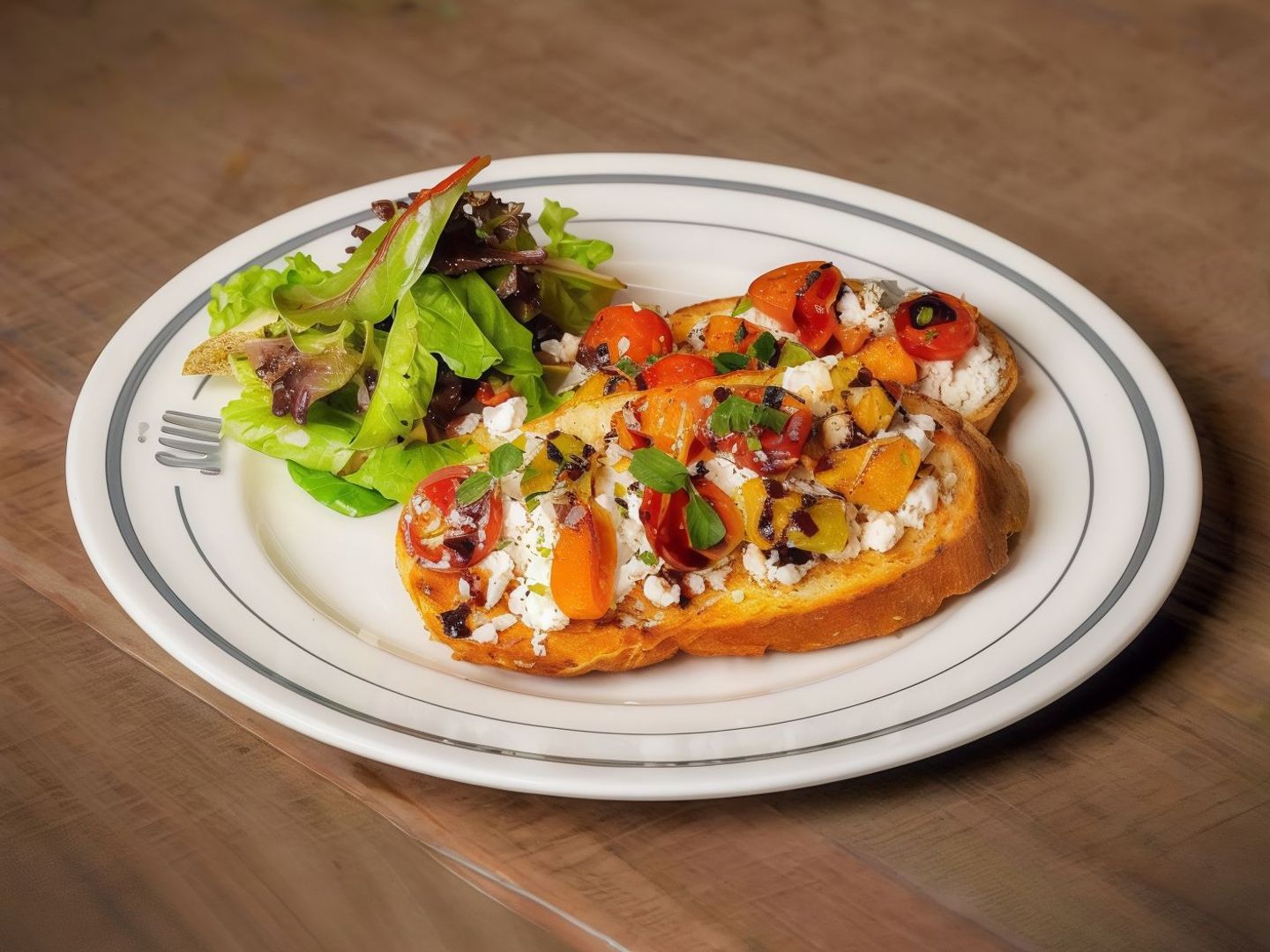 Bruschetta Formaggio Di Capra