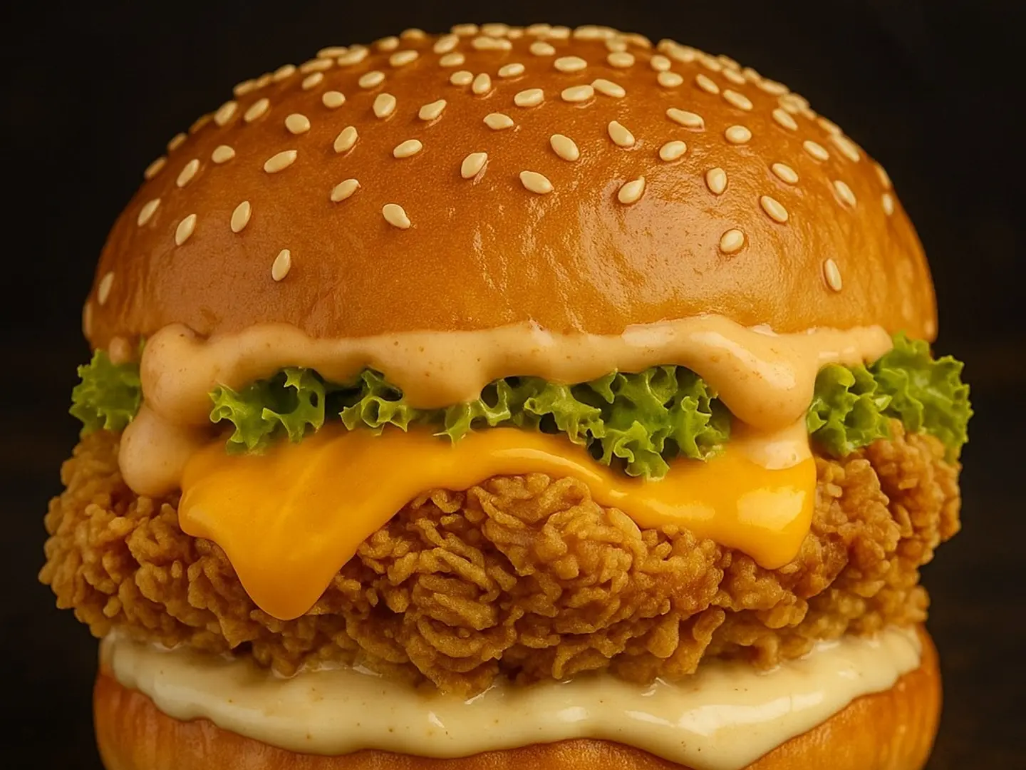 Lines Crispy Chicken Burger